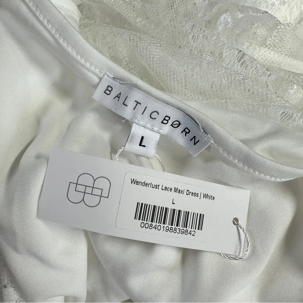 Baltic Born White Lace Maxi Dress - Picture 12 of 15